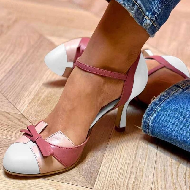 Damen - Sandalen mit Absatz - Langlebiges Material - Stilvolles Design & Bequeme Passform - Ideal für Jeden Anlass
