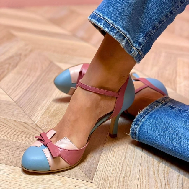 Damen - Sandalen mit Absatz - Langlebiges Material - Stilvolles Design & Bequeme Passform - Ideal für Jeden Anlass