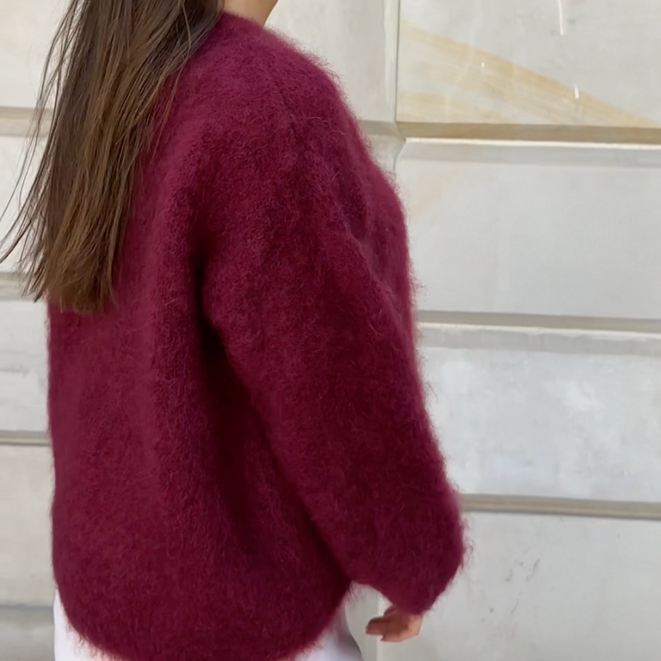 Damen - Winter Pullover - Weich & Entspannt - Rundhalsausschnitt für Gemütliche Tage