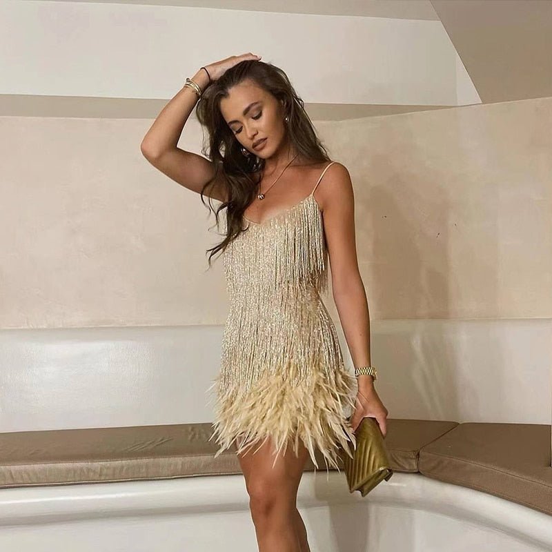 Damen - Cocktailkleid - Pailletten - Elegantes Abendkleid aus hochwertigem Stoff für besondere Anlässe