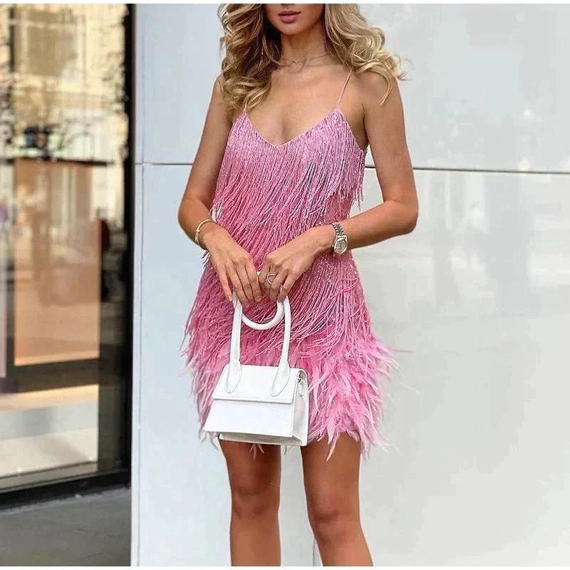 Damen - Cocktailkleid - Pailletten - Elegantes Abendkleid aus hochwertigem Stoff für besondere Anlässe
