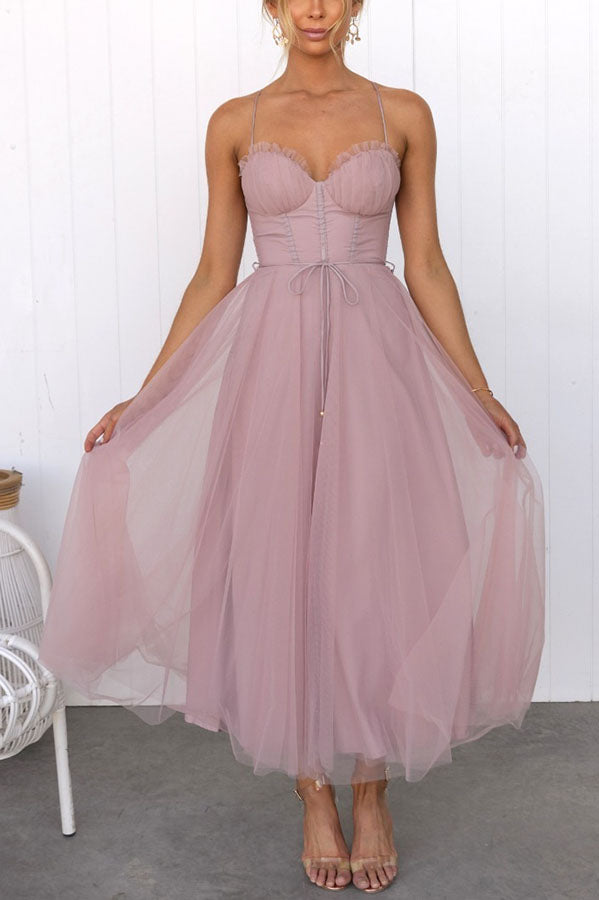 Elodie – Maxikleid mit V-Ausschnitt