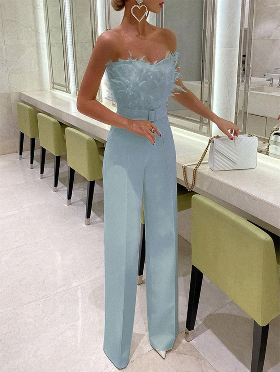 Frola - Eleganter Overall mit Bustier-Oberteil