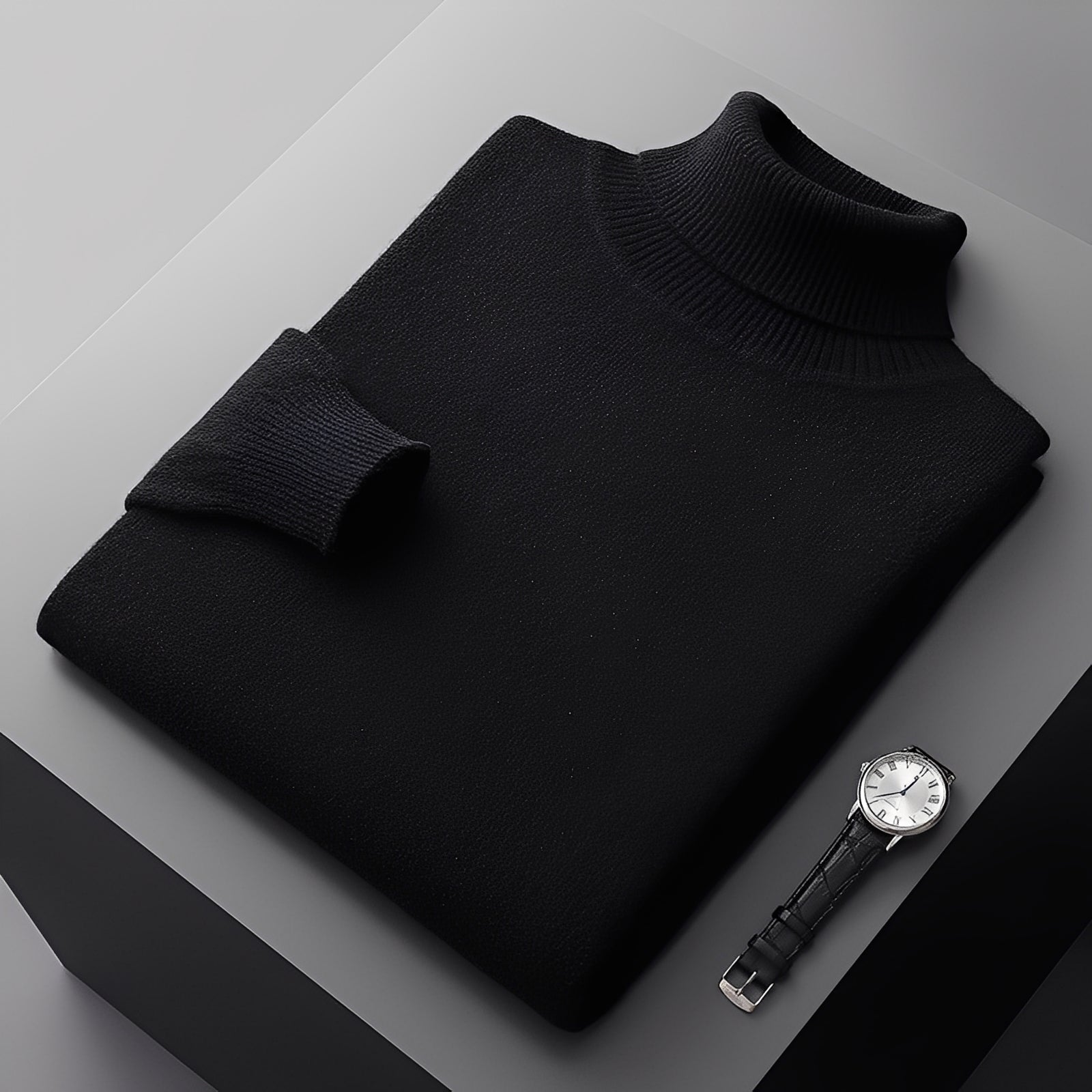 Osborn - Stilvoller Kaschmir-Rollkragenpullover für Herren