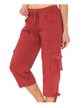 Damen - Capri-Hosen - Strapazierfähige Material - Schnell trocknend - Bequem für Outdoor-Sportarten