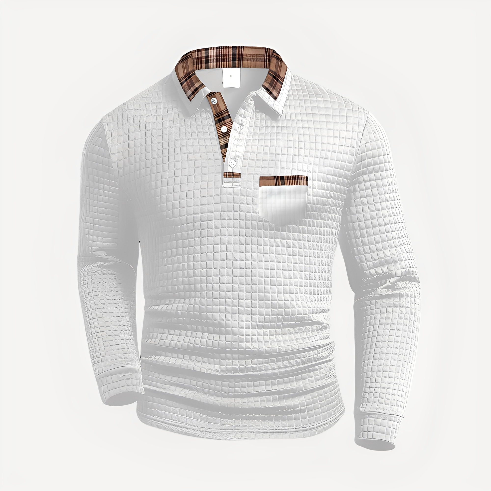 Morris - Elegantes Langarm-Poloshirt für Herren