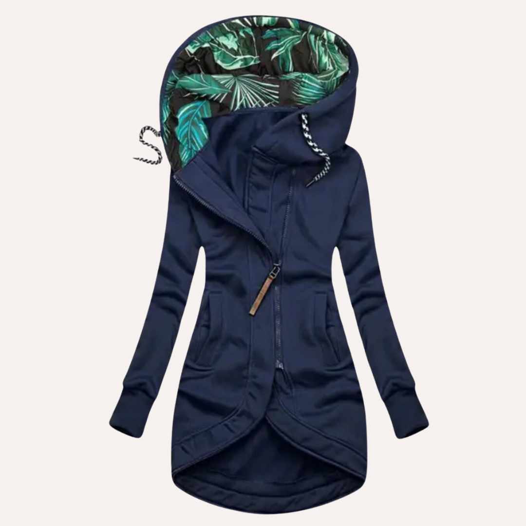 Damen - Kapuzenjacke - Weiches Material - Bequemer Casual Style - Perfekt für Alltag und Freizeit