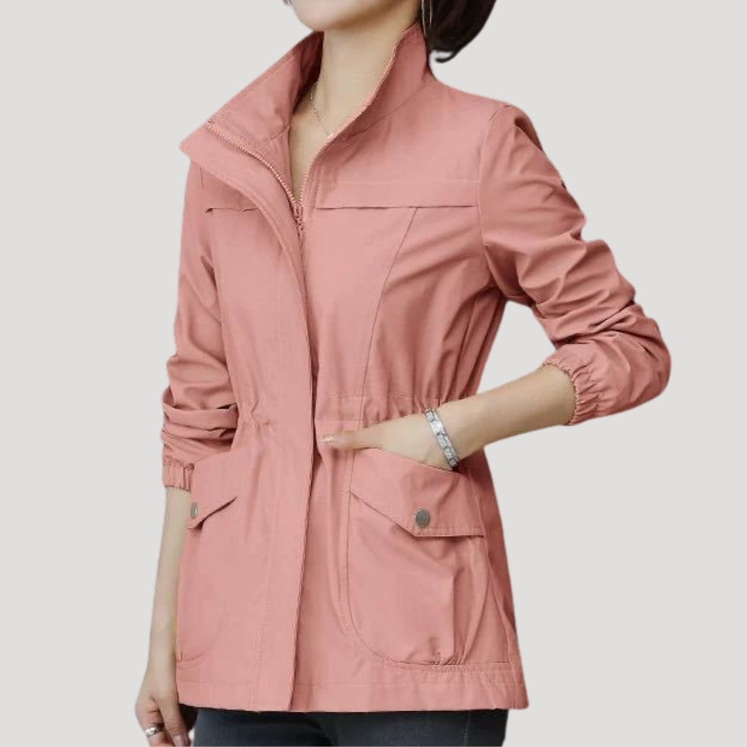 Damen - Leichte Windbreaker Jacke - Wasserdicht & Atmungsaktiv - Perfekt für Wind und Wetter