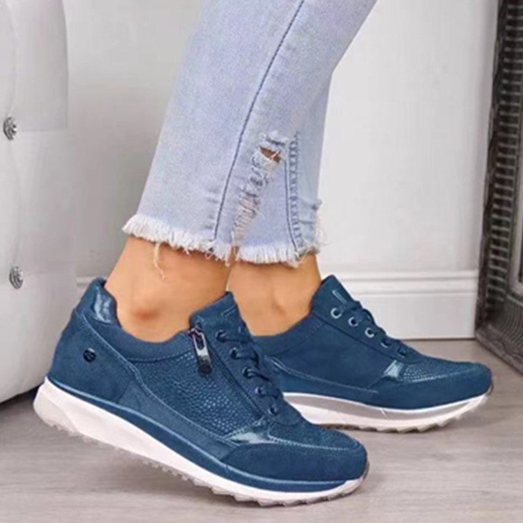 Damen - Bequeme Schuhe - Atmungsaktives Material - Ganztägigen Komfort - Ideal für aktive Outfits