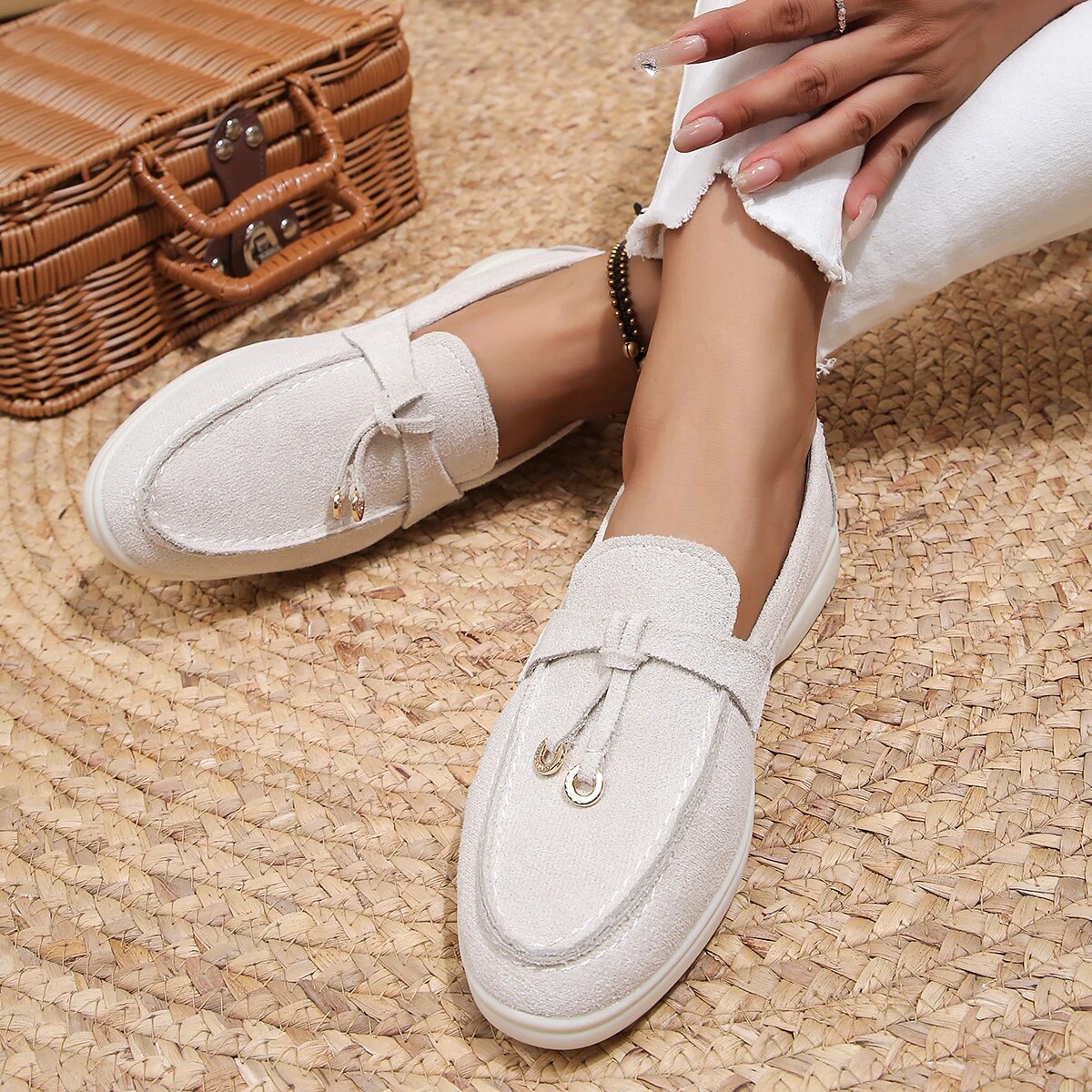 Damen - Bequeme Loafers - Strapazierfähige Materialien - Stilvoll und unterstützend
