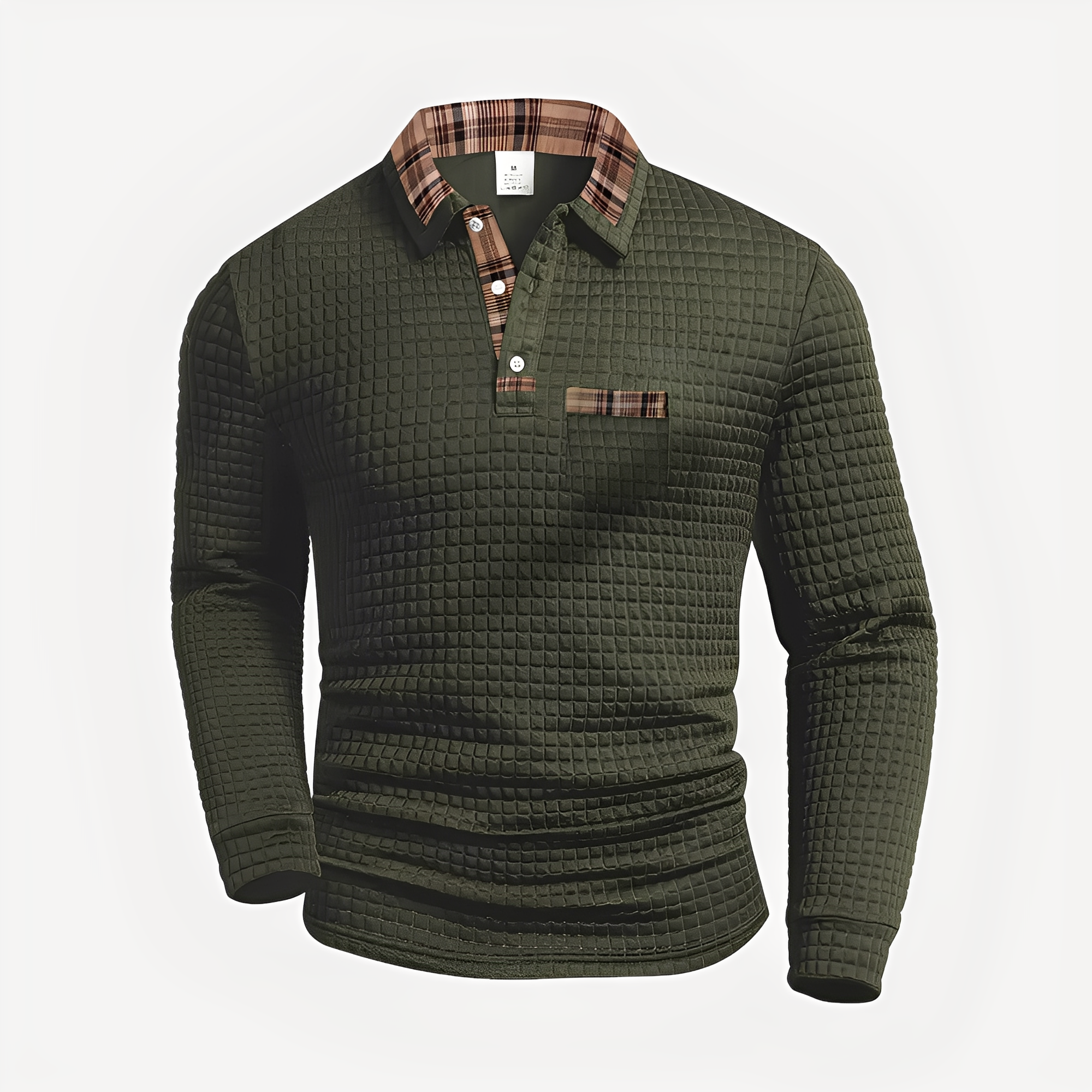 Morris - Elegantes Langarm-Poloshirt für Herren