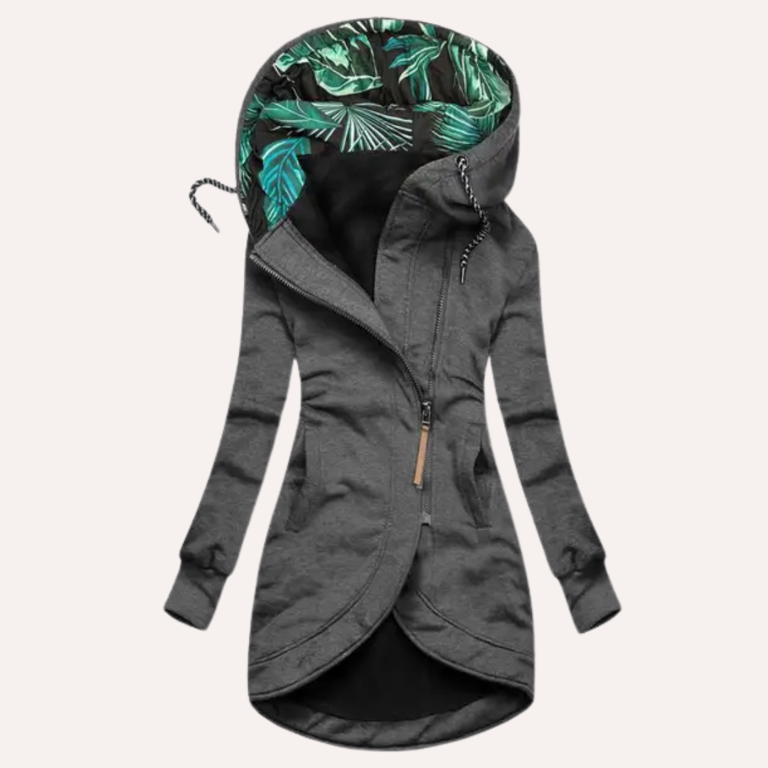 Damen - Kapuzenjacke - Weiches Material - Bequemer Casual Style - Perfekt für Alltag und Freizeit