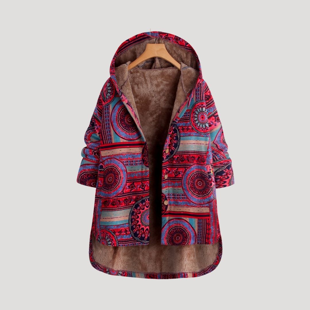 Damen - Langer Wintermantel - Kapuze und Kunstpelz - Bequemer und Stilvoller Schutz für kalte Tage