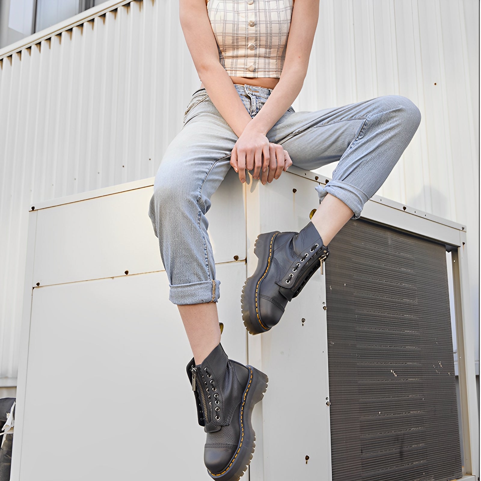 Payton - Bequeme Damenstiefel mit breitem Absatz