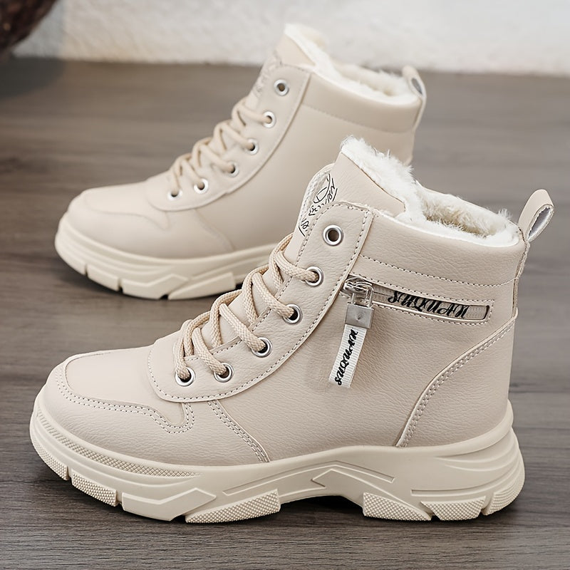 Damen - Winterstiefel - Lässiger Stil - Warme und Bequeme Schuhe für kaltes Wetter