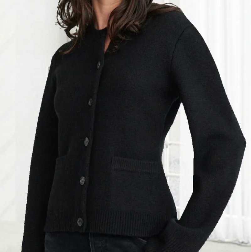 Damen - Strickjacke - Ausgestellten Ärmeln - Bequemer Casual-Stil - Ideal für jede Gelegenheit