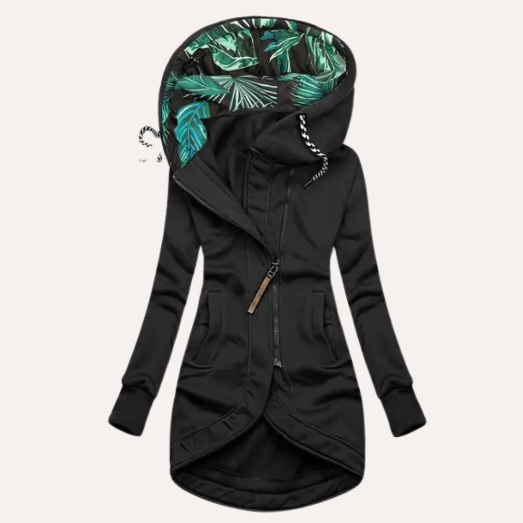 Damen - Kapuzenjacke - Weiches Material - Bequemer Casual Style - Perfekt für Alltag und Freizeit