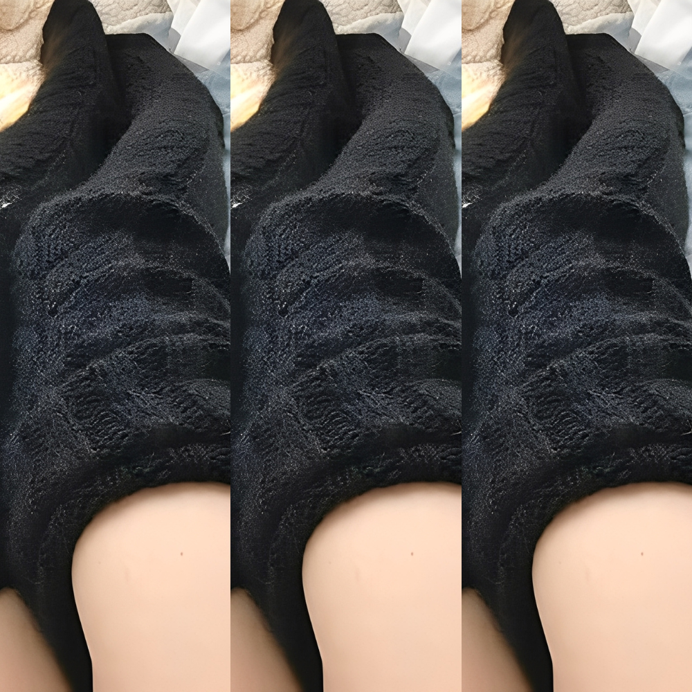 Hailee - Bequeme, warme gestrickte Overknee-Socken für Damen