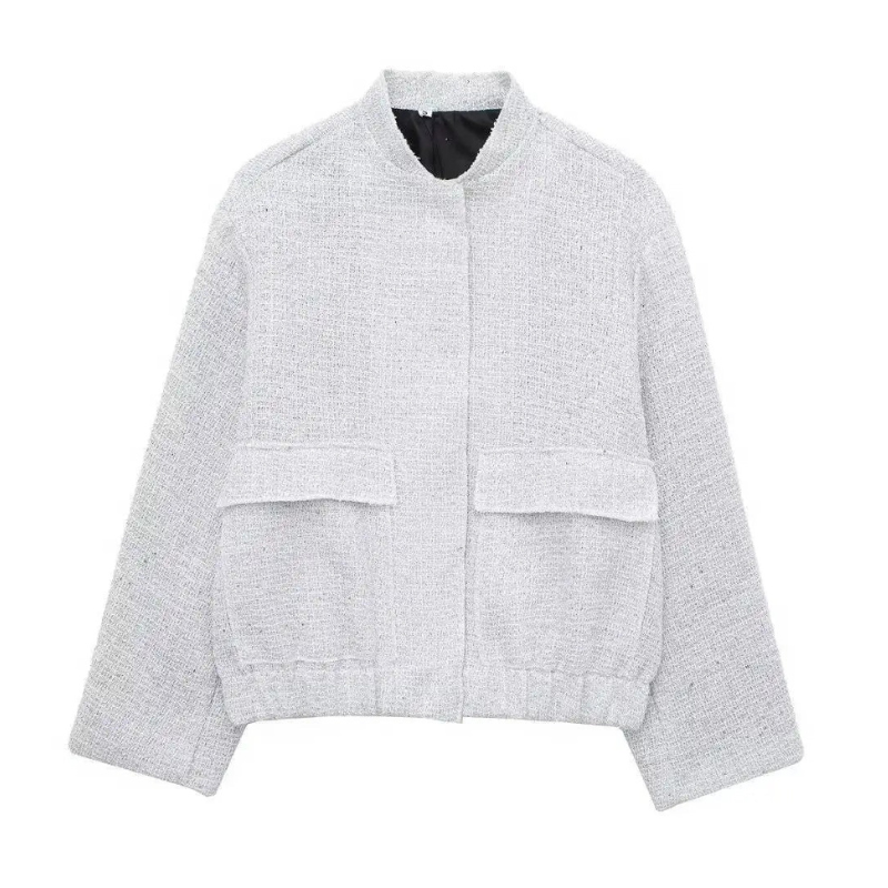 Damen - Kurze Jacke - Leichten Pailletten - Stilvoll & Verspielt - Perfekt für jeden Anlass