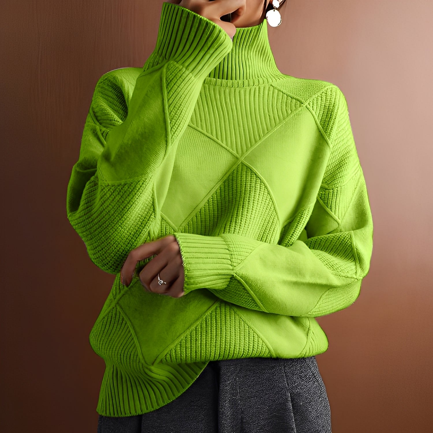 Morgan – Moderner Damen-Rollkragenpullover