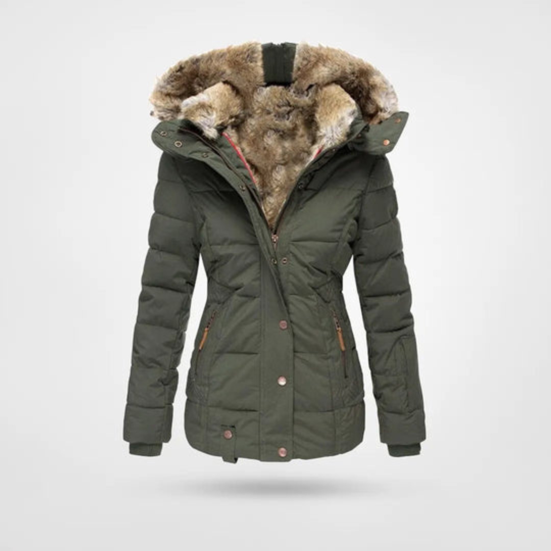 Damen - Winter Puffer Parka Jacke - Warme und Gemütliche Outdoor-Bekleidung - Perfekt für kalte Tage