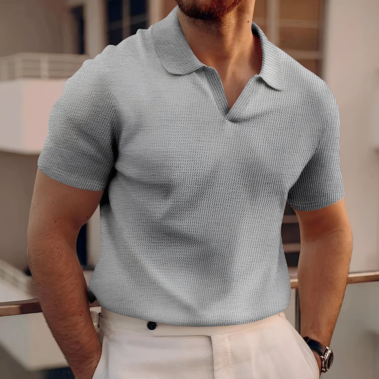 Mellvin - Lockeres Sommer-Polo für Herren