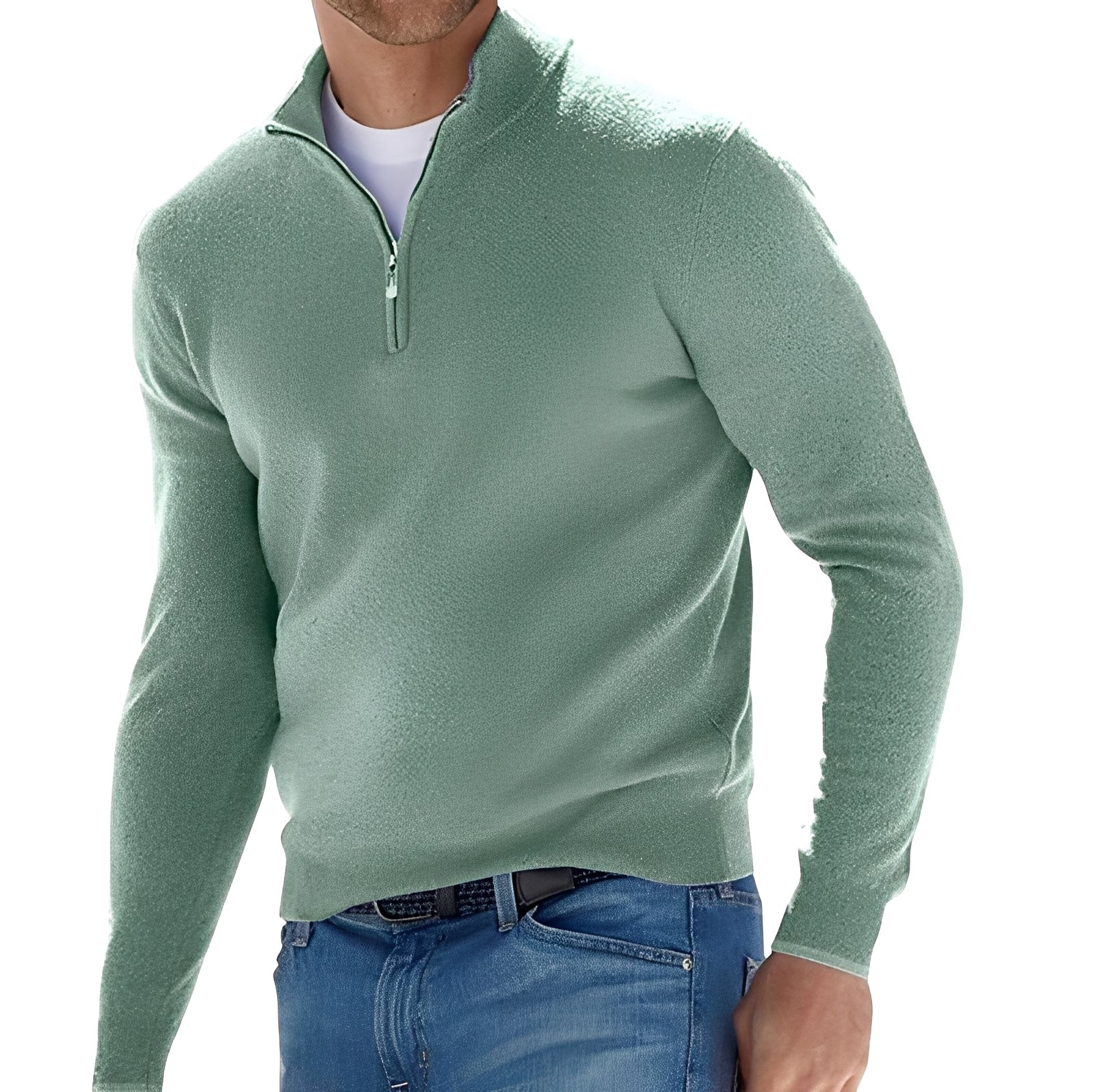 Eliott - Herren-Kaschmirpullover mit Zipper