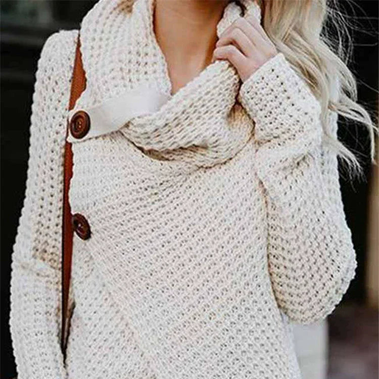 Damen - Strickpullover - Woll - Entspannter Schnitt - Bequemer Modepullover für kuschelige Tage