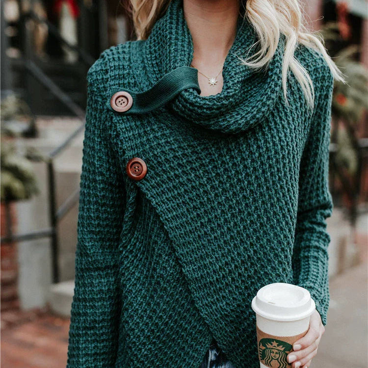 Damen - Strickpullover - Woll - Entspannter Schnitt - Bequemer Modepullover für kuschelige Tage