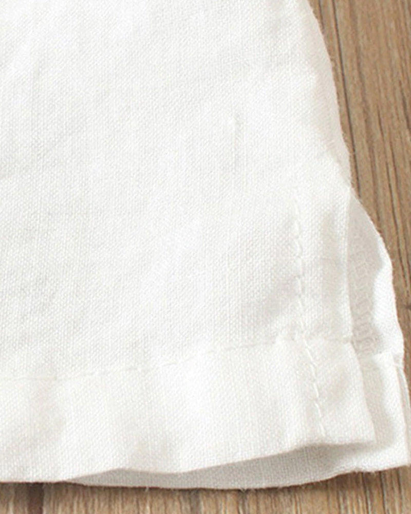 Julianny - Kurzarmbluse mit vorderer Knopfleiste