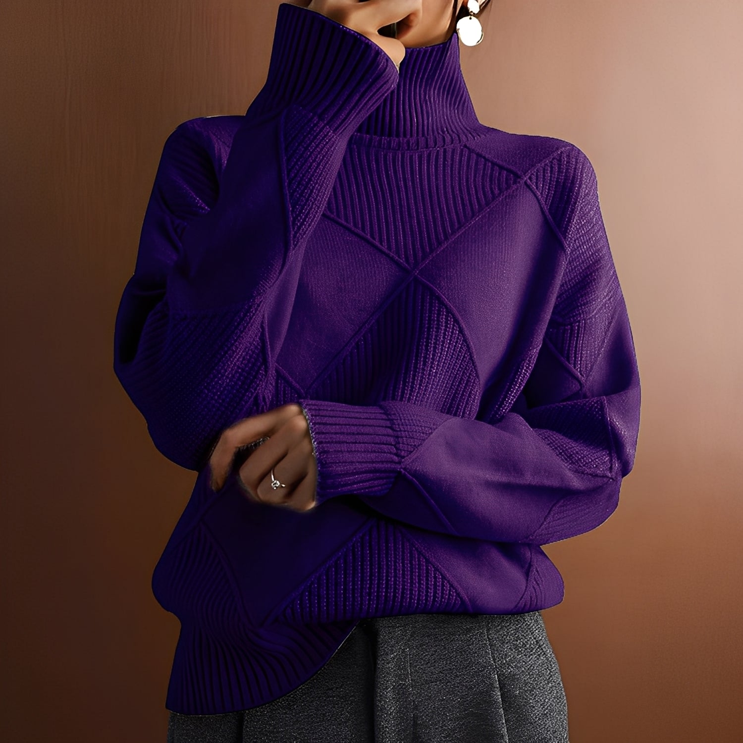 Morgan – Moderner Damen-Rollkragenpullover