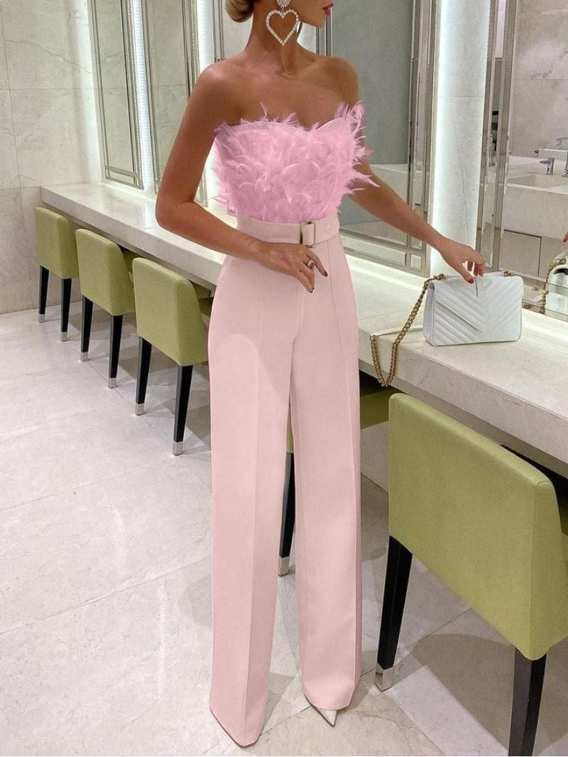 Frola - Eleganter Overall mit Bustier-Oberteil