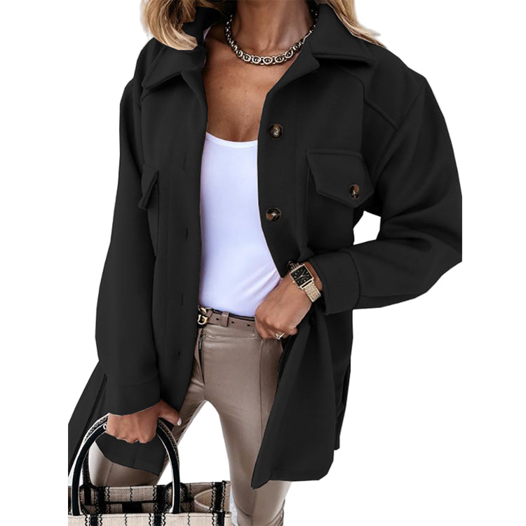 Damen - Kurzarm Freizeitjacke - Weiche Stoff - Bequemer und stilvoller Look - Ideal für Freizeitaktivitäten