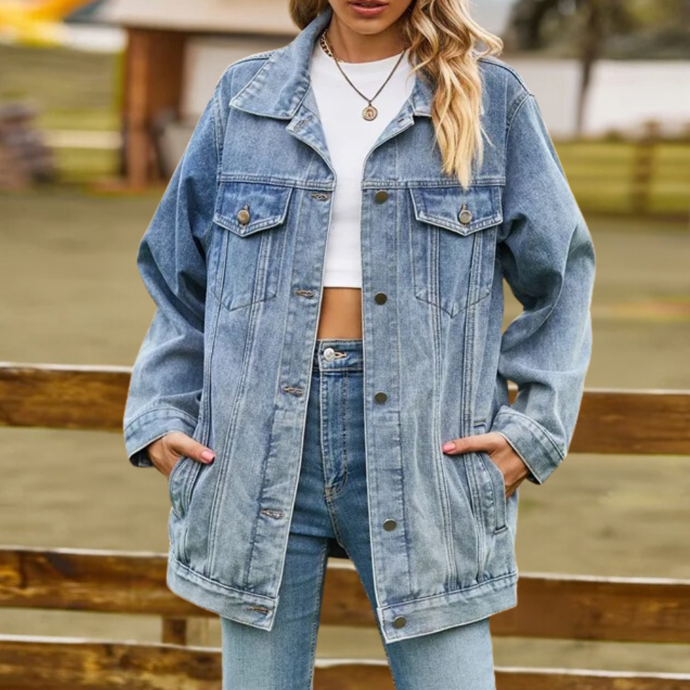 Damen - Jacke - Denim - Stilvoll & Bequem - Vielseitige Mode für das ganze Jahr
