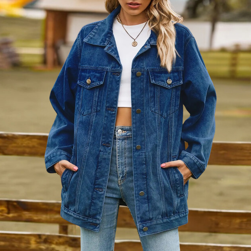 Damen - Jacke - Denim - Stilvoll & Bequem - Vielseitige Mode für das ganze Jahr