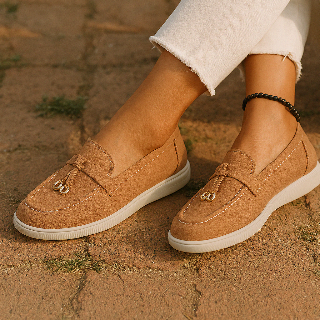 Damen - Bequeme Loafers - Strapazierfähige Materialien - Stilvoll und unterstützend