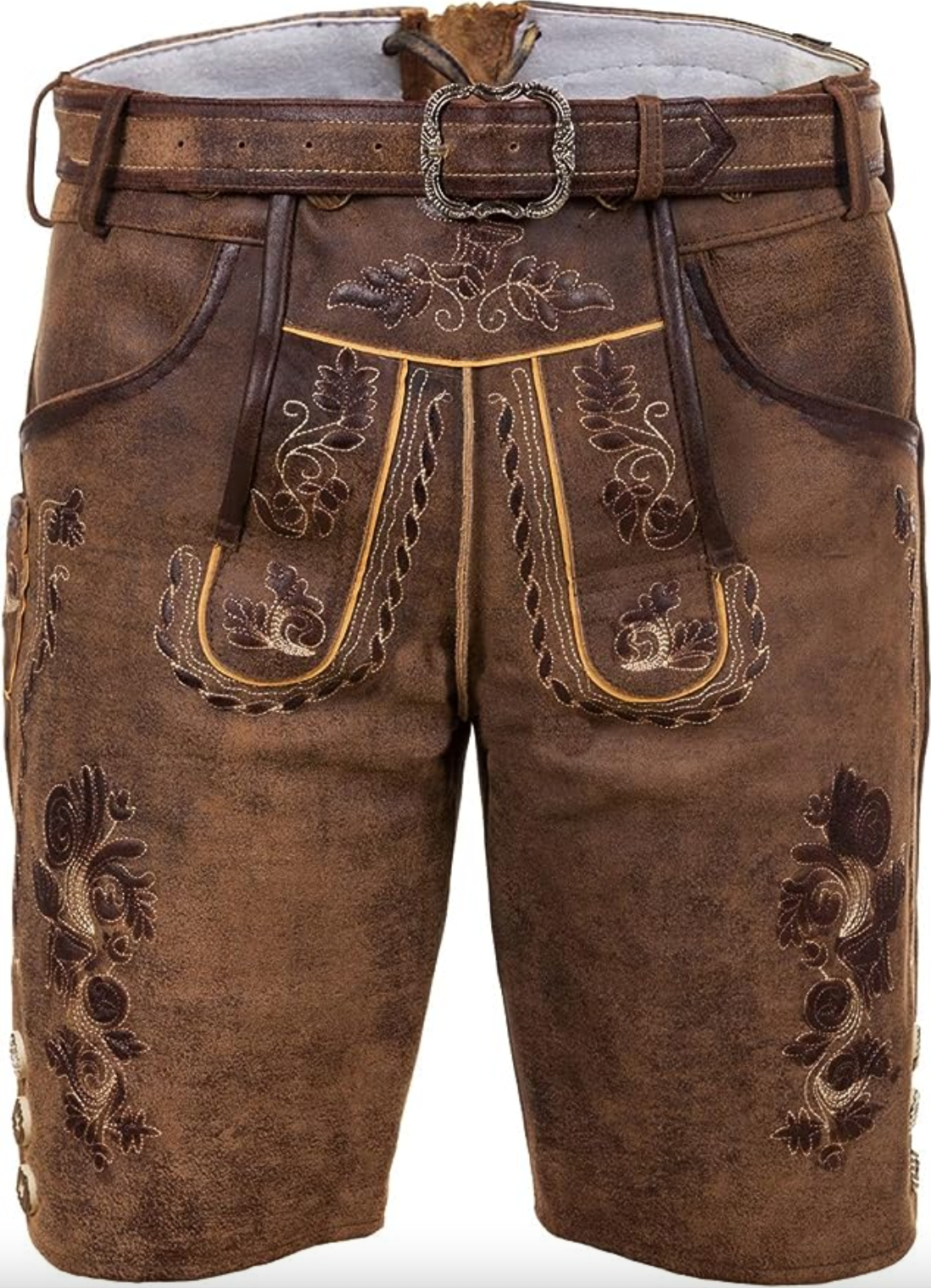 Clark – Lederhose mit schmalem Schnitt im Heritage-Design