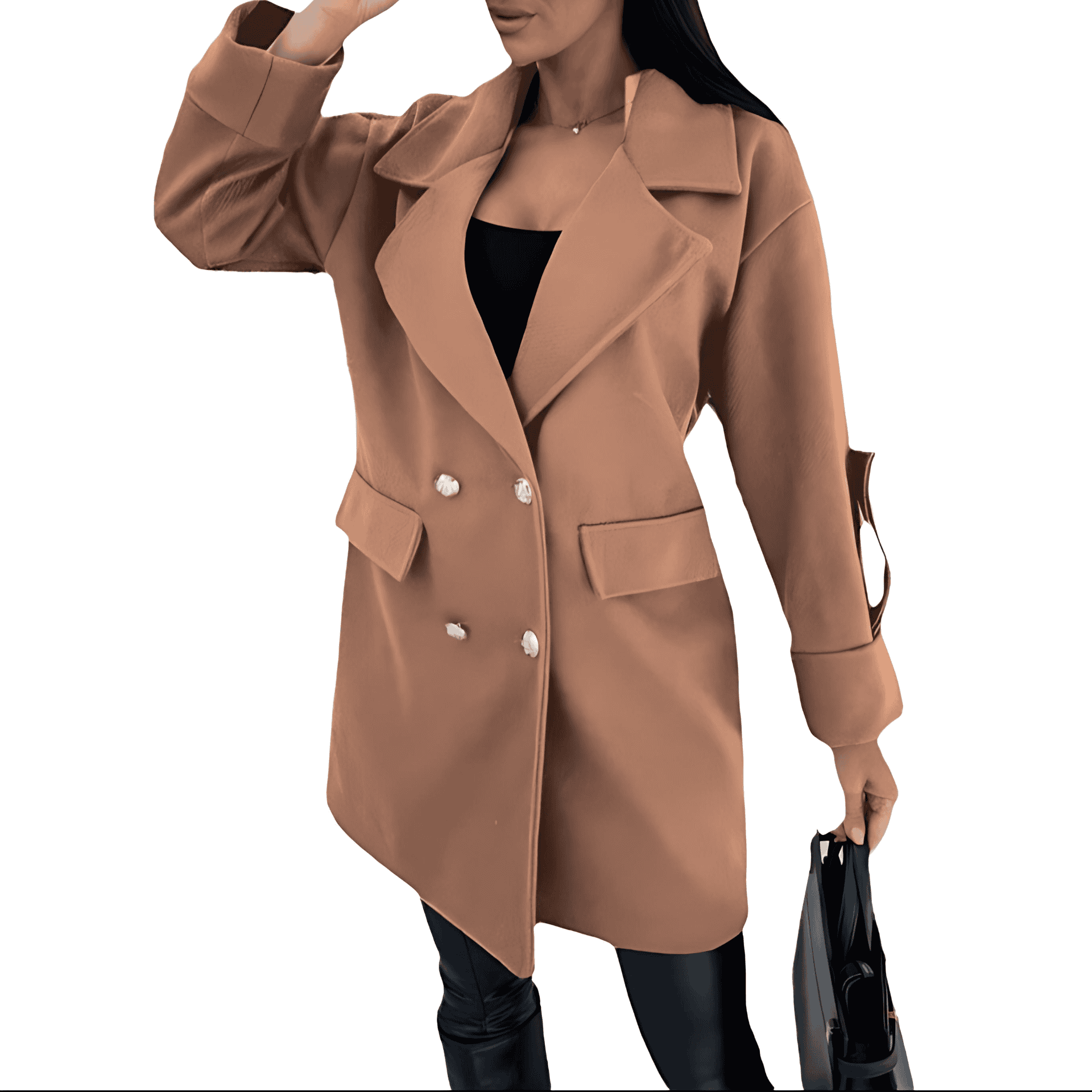 Damen - Baumwollblazer - Übergrößen - Stilvoller und Bequemer Look für Jeden Anlass