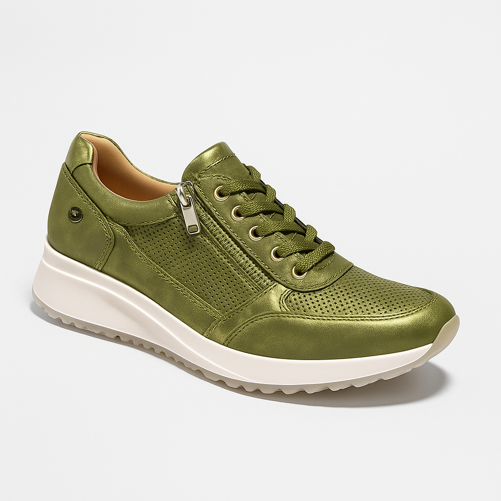 Damen - Bequeme Schuhe - Atmungsaktives Material - Ganztägigen Komfort - Ideal für aktive Outfits