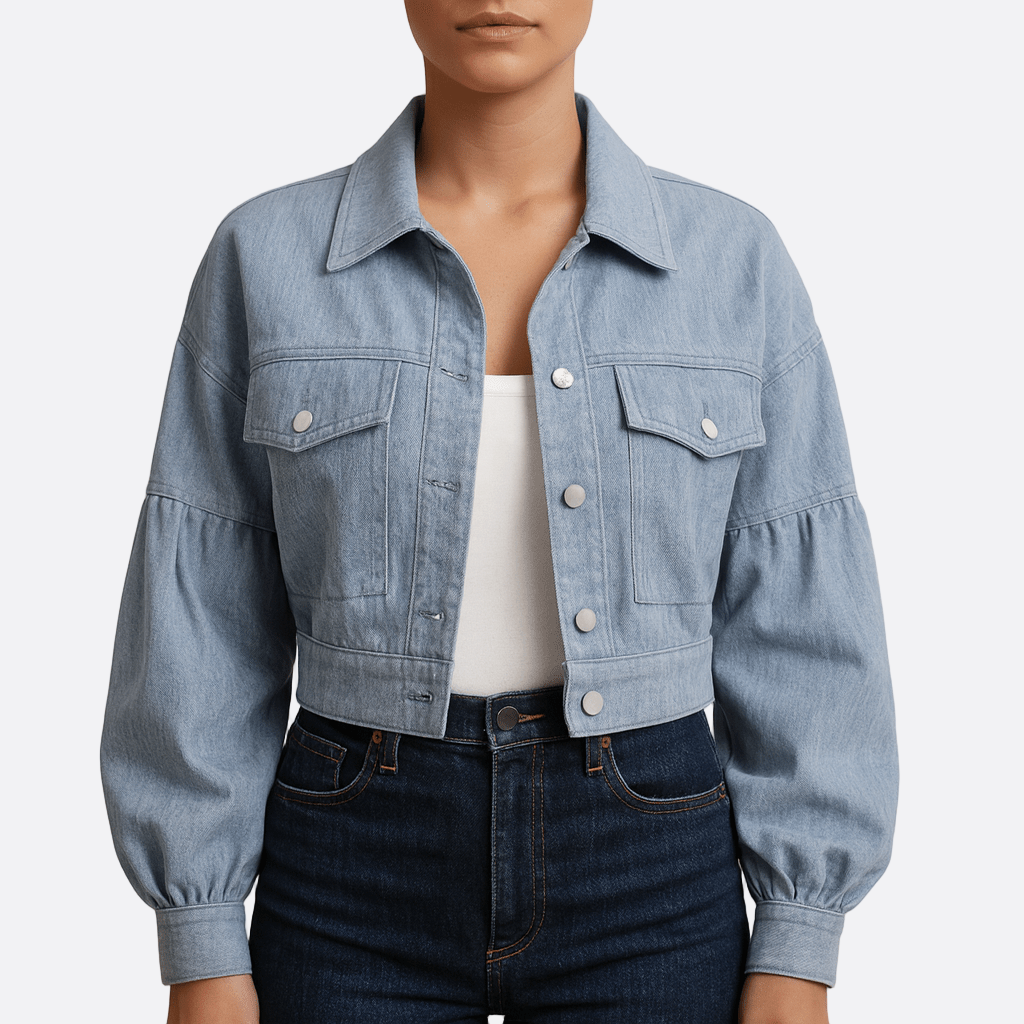 Damen - Blousonjacke - Weiten Ärmeln - Modischer Stil für jeden Anlass - Trendige Damenjacke