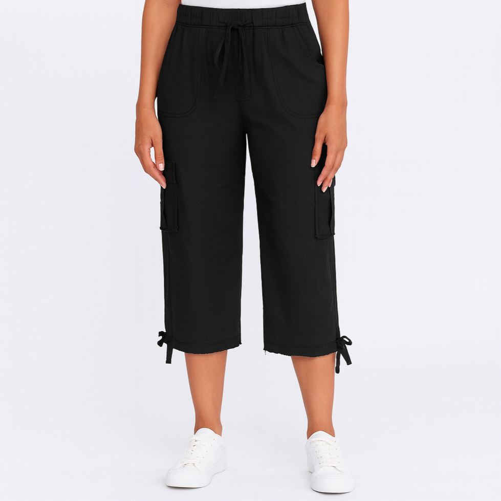 Damen - Capri-Hosen - Strapazierfähige Material - Schnell trocknend - Bequem für Outdoor-Sportarten