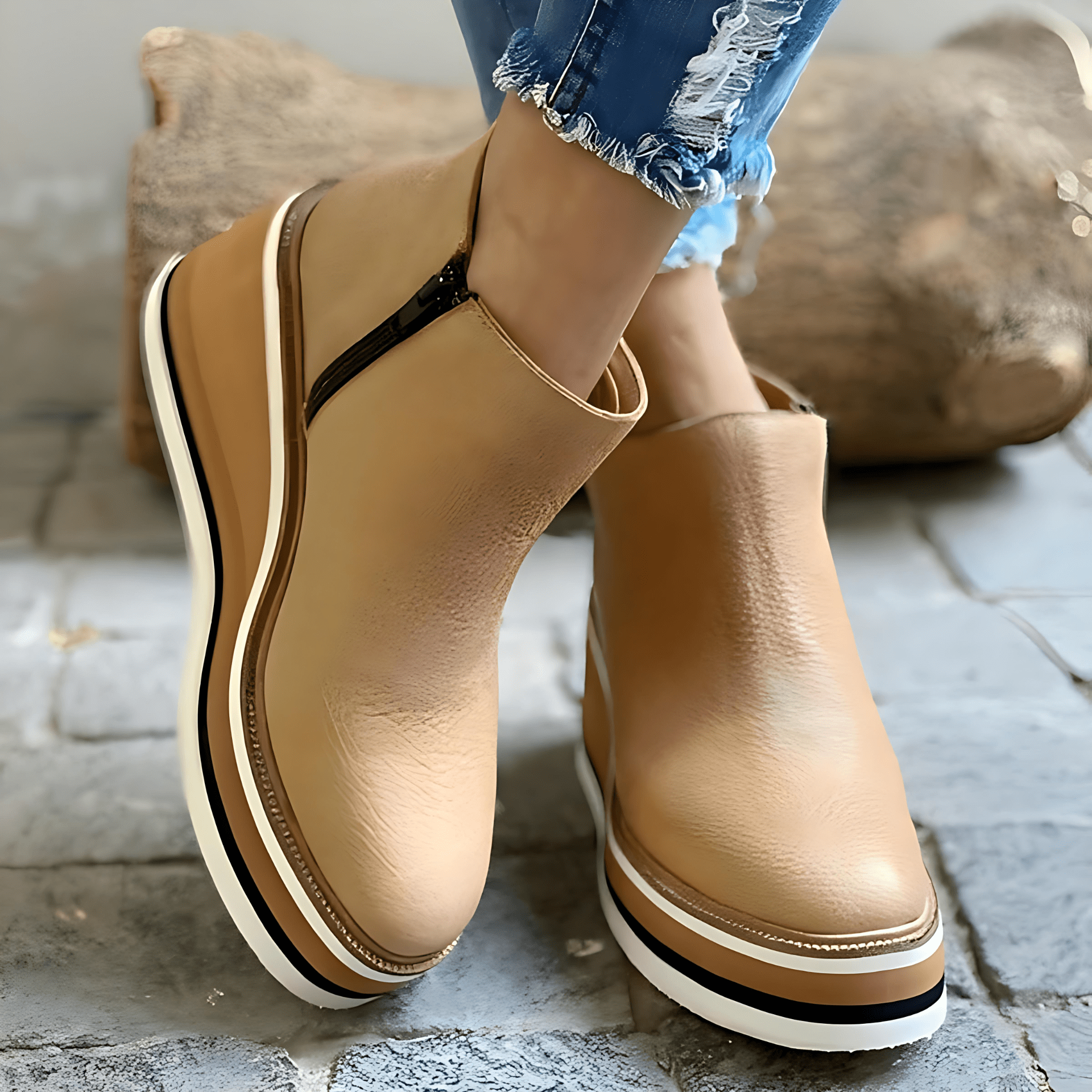 Damen - Elegante Stiefelette - Vielseitiger Stil - Komfortable und trendige Schuhe für jeden Anlass