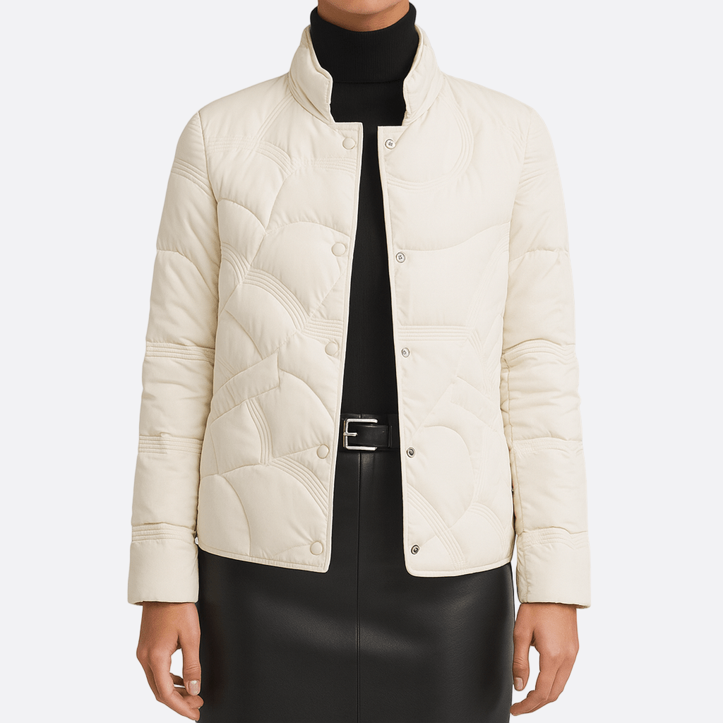 Damen - Hüftlanger Daunenmantel - Leicht Gepolstert - Ideal für kalte Tage - Modischer Winterlook