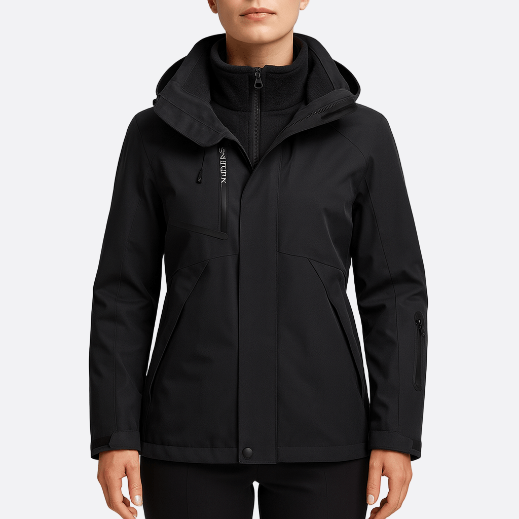 Damen - Langarm-Skijacke - Multifunktional & Wetterfest - Ideal für Outdoor-Aktivitäten