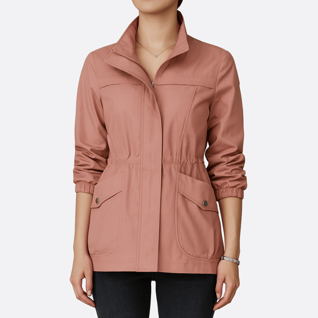 Damen - Leichte Windbreaker Jacke - Wasserdicht & Atmungsaktiv - Perfekt für Wind und Wetter