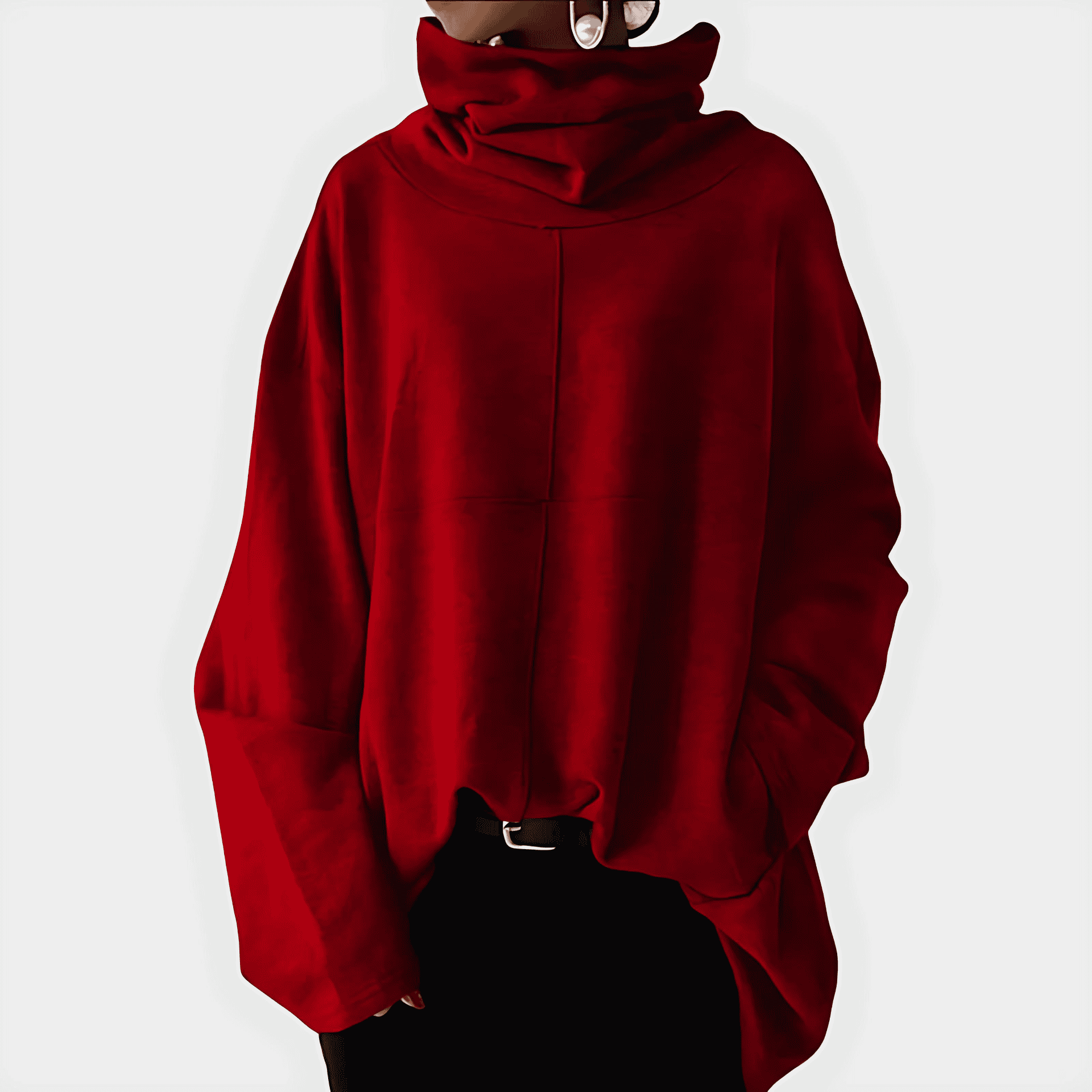 Damen - Rollkragenpullover - Weiche Wollmischung - Modischer und Bequemer Stil für Jeden Anlass