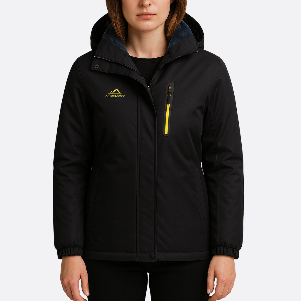 Damen - Schnee Ski Jacke - Wasserabweisend - Kapuze - Perfekt für Winterabenteuer