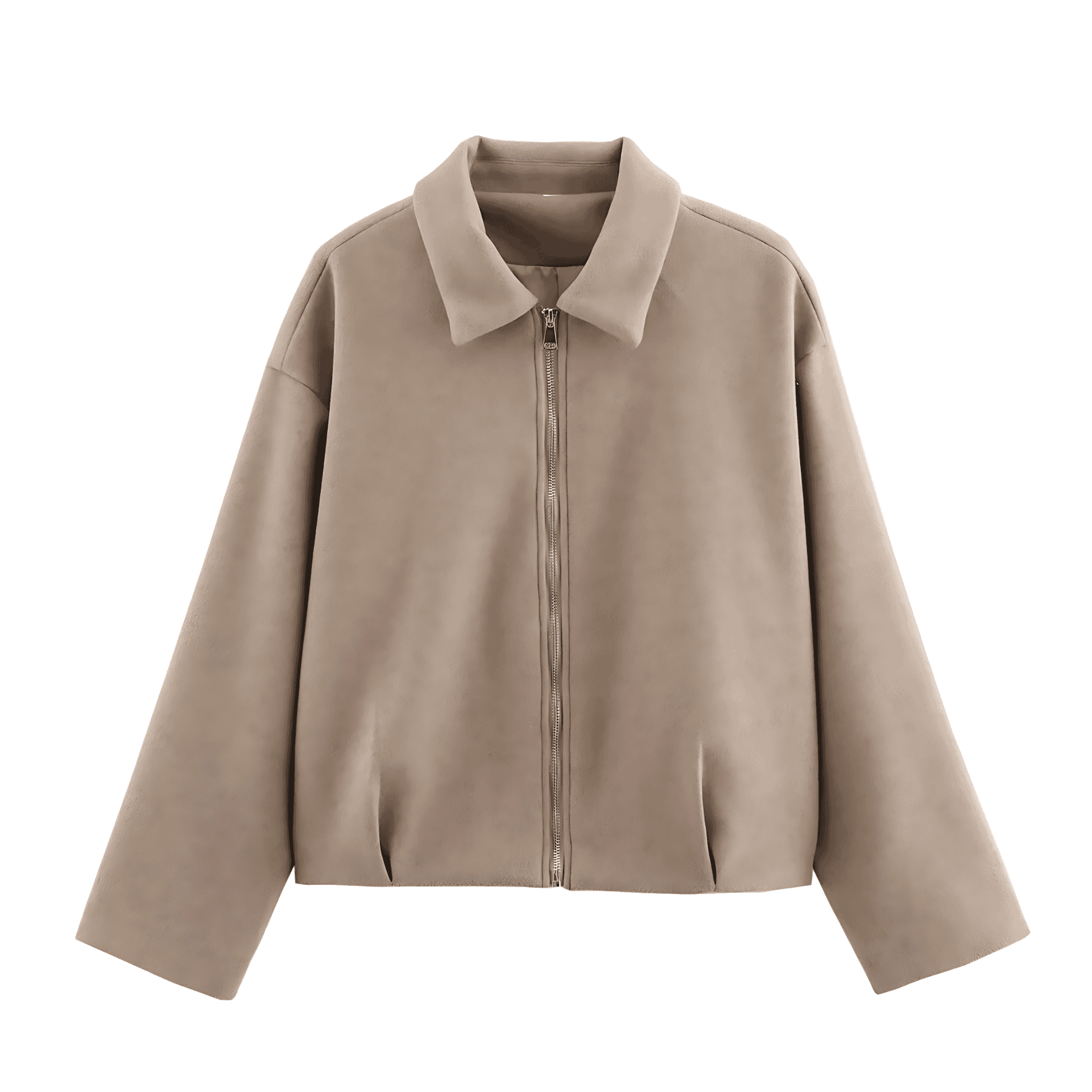 Damen - Sportliche Jacke - Hoher Kragen - Zip-up Style - Bequem und Vielseitig für Aktive