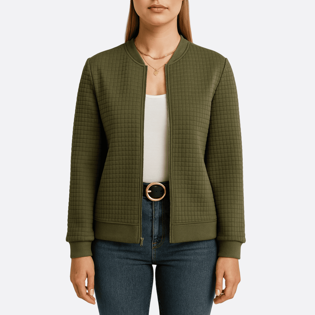 Damen - Steppjacke - Entspannte Passform - Reißverschluss vorne - Bequeme und stylische Winterjacke