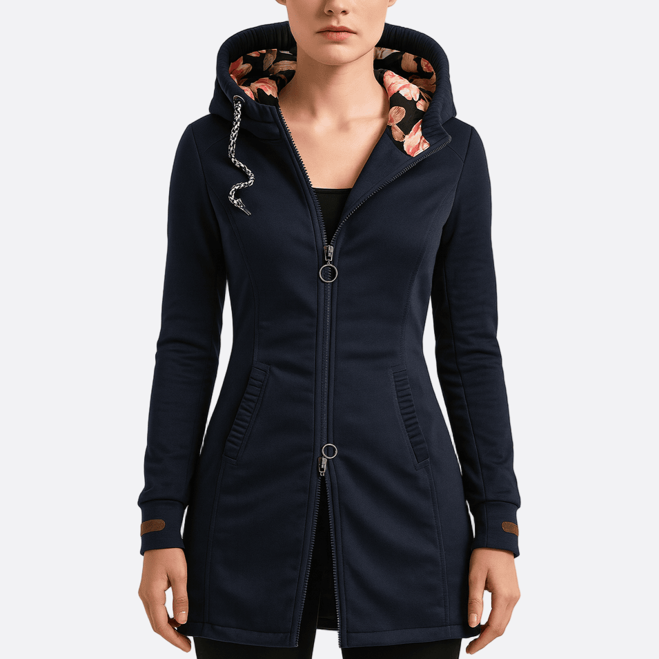 Damen - Stylischer Wintermantel - Mit Kapuze - Warm und Bequem - Perfekt für die kalte Jahreszeit